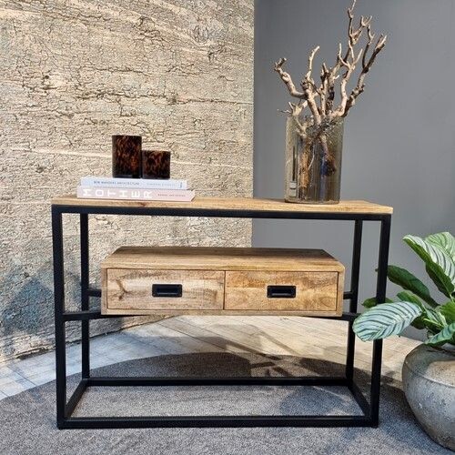 Len sidetable (2 lades) 110cm