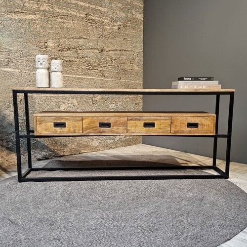 Len sidetable (4 lades) 180cm