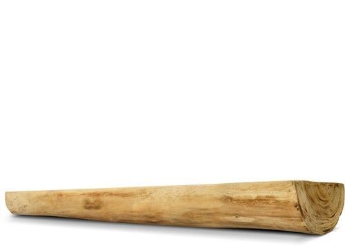 Wandplank boomstam teak