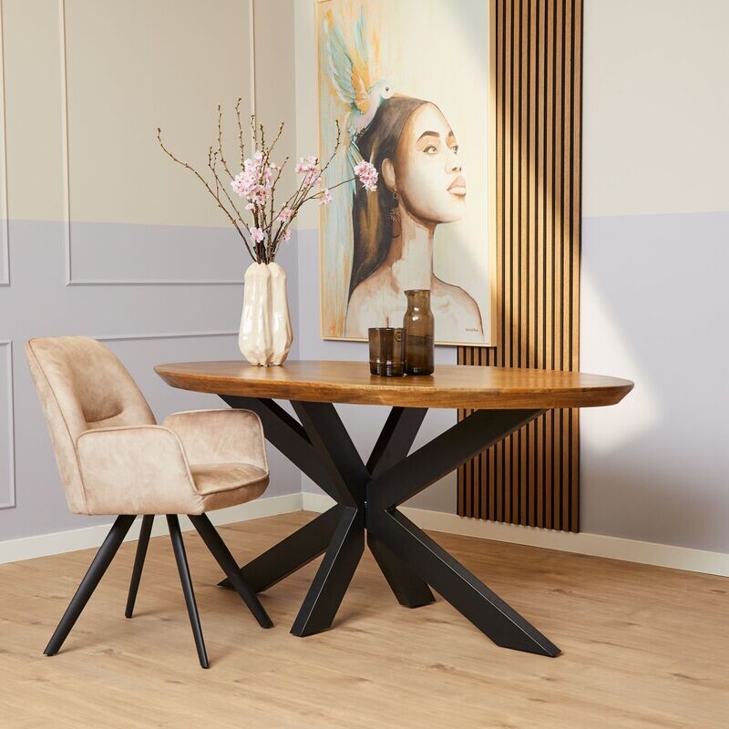 Ovale eettafel Brandy