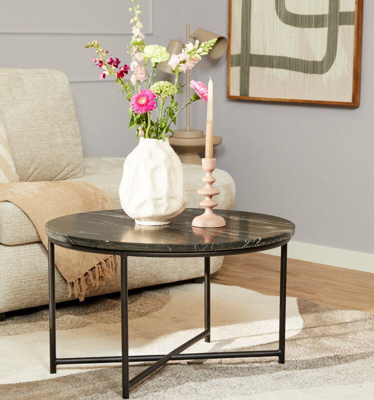 Salontafel Mex | Zwart marmer Design
