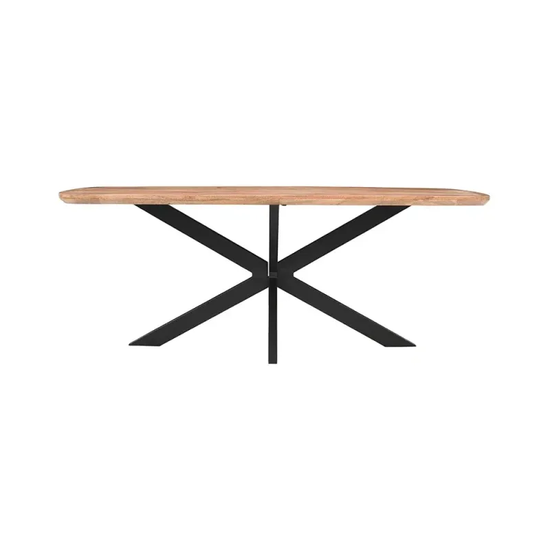 Eettafel Deens ovaal met spinpoot