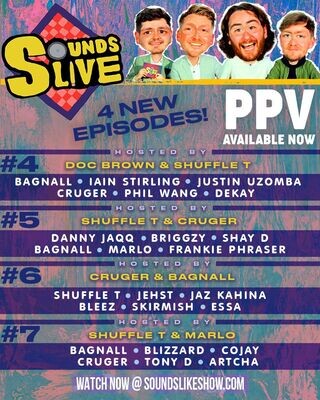 Sounds LIVE 2.0! 4 UNRELEASED EPISODES
