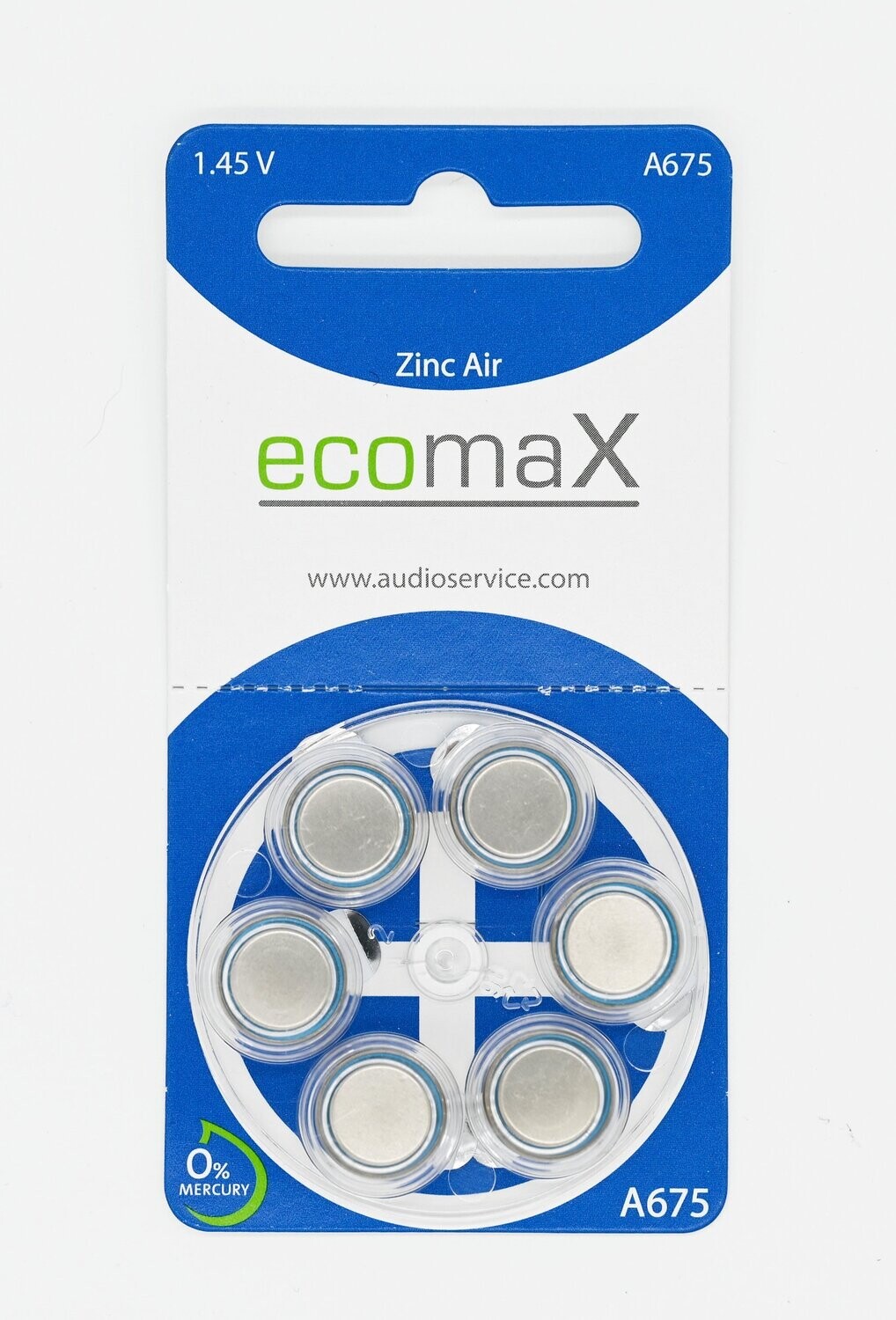 6er Batterienblister 675 Ecomax ZL