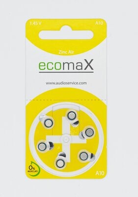 6er Batterienblister 10A Ecomax ZL
