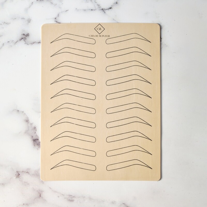 Pro Practise Mats - With Brow Shapes (3x)