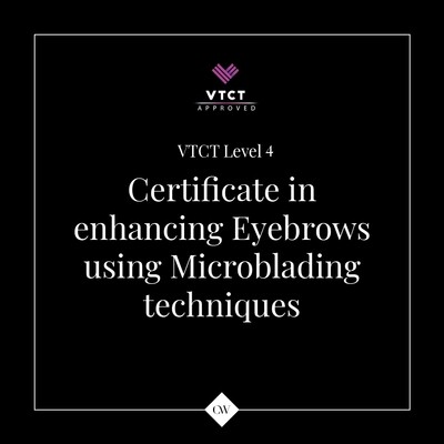 4-day VTCT Level 4 Certificate in enhancing Eyebrows using Microblading techniques