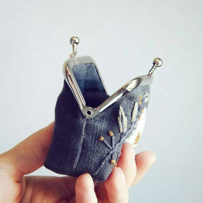 "Gray pouch" - pdf pattern + video tutorial - DIY