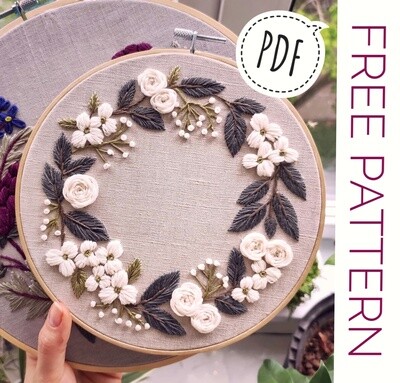 FREE "001" pdf pattern 20 cm (8")+ video tutorial