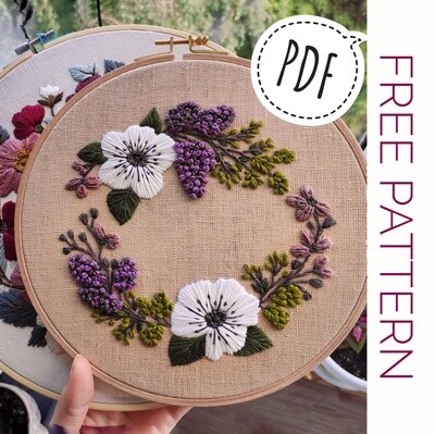 FREE "002" pdf pattern 20 cm (8")+ video tutorial