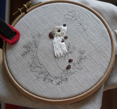 "Hedgehog" pdf pattern 15 cm (6") + video tutorial