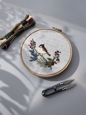 "Little sparrow" pdf pattern 15 cm (6")  + video tutorial