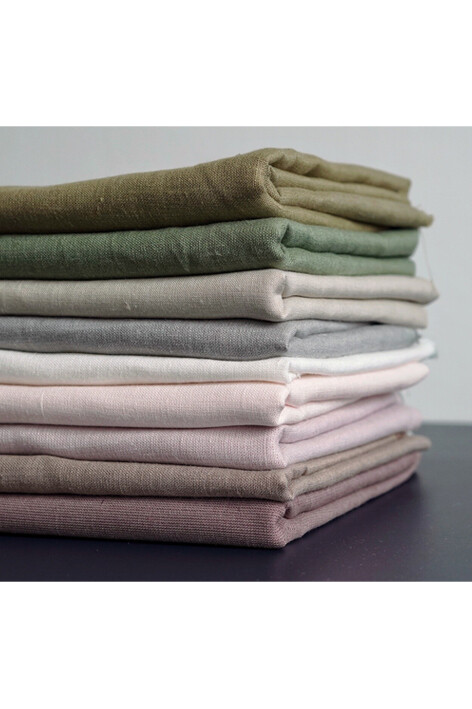 Linen fabric by meter (softened stonewashed) 9 colors