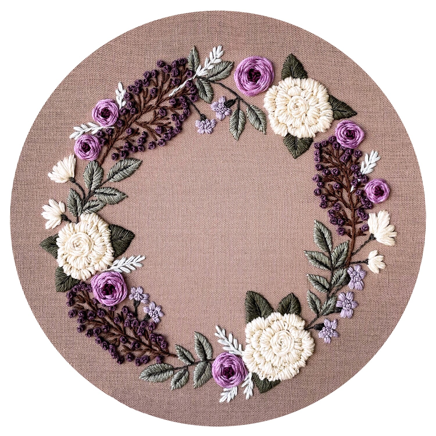 "Purple spring" pdf pattern 26cm + video tutorial