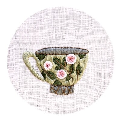 &quot;Cup of Tea&quot; pdf pattern 15 cm (6&quot;)