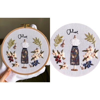 "Chloe" pdf pattern 20cm (8") + video tutorial