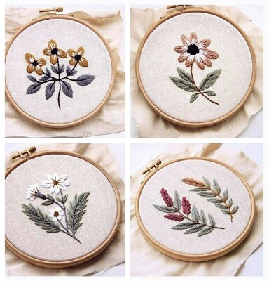 "4 patterns" pdf pattern 15 cm (6") + video tutorial