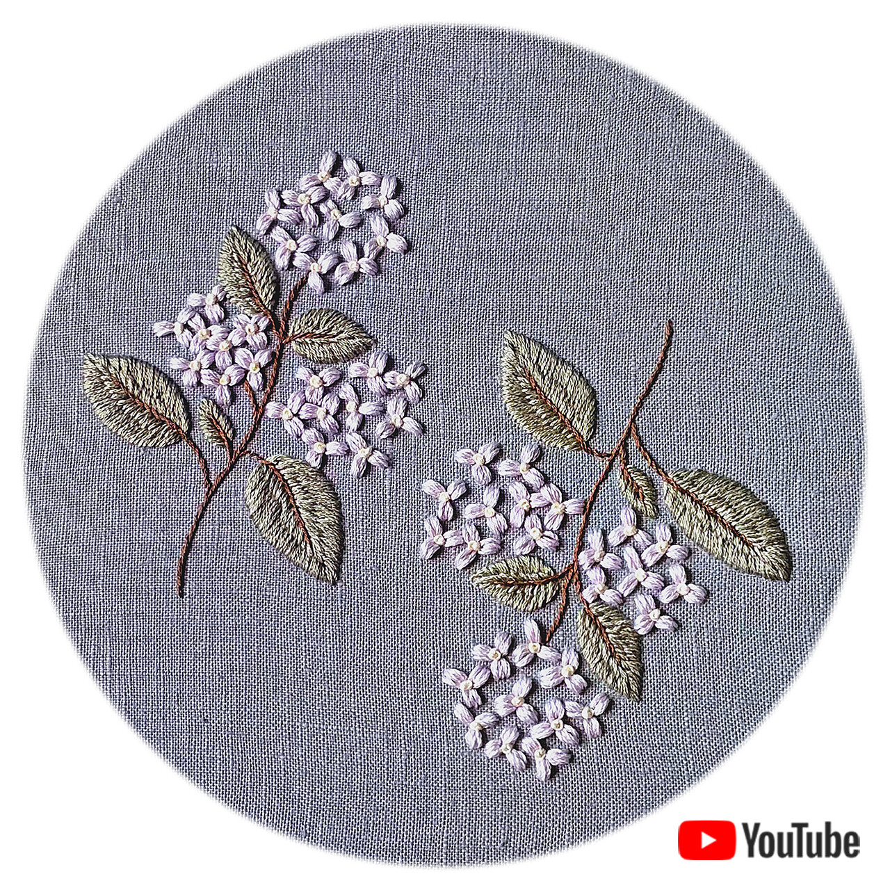 &quot;Blue hydrangea&quot; pdf pattern 15/20/26 cm (6&quot;/8&quot;/10&quot;) + video tutorial