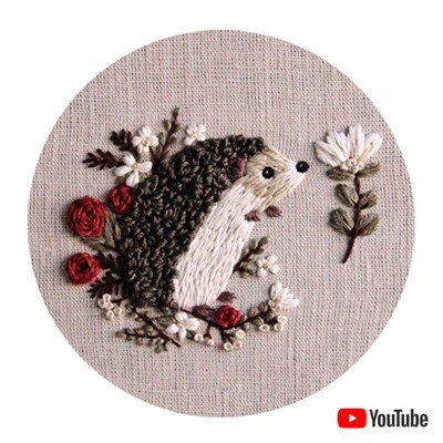 "Hedgehog" pdf pattern 15 cm (6") + video tutorial