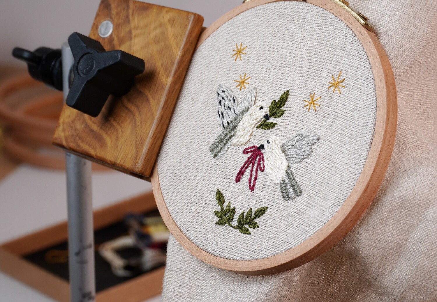 "Nutcracker. Birds" pdf pattern 10 cm (4") + video tutorial