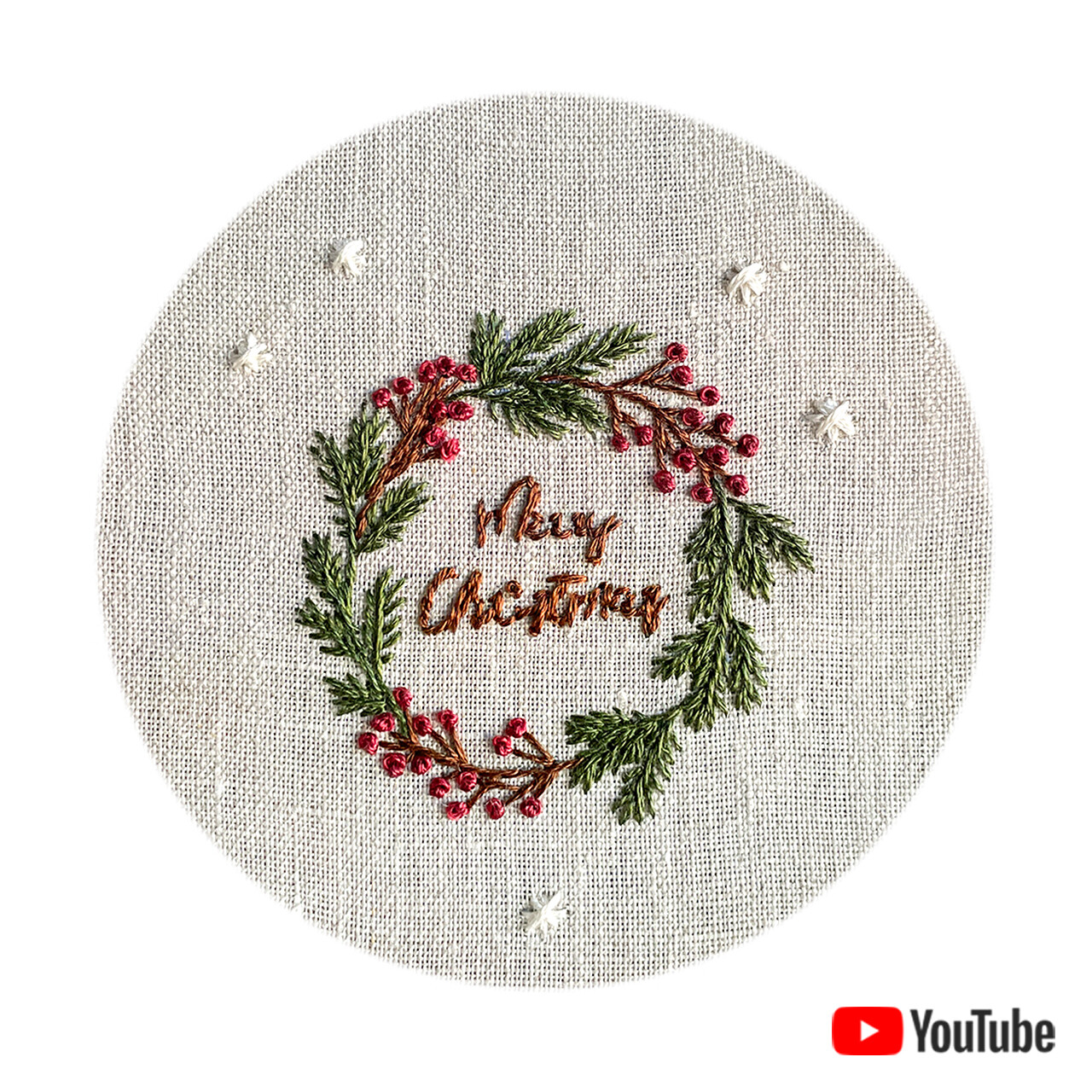&quot;Nutcracker. Wreath&quot; pdf pattern 10 cm (4&quot;) + video tutorial