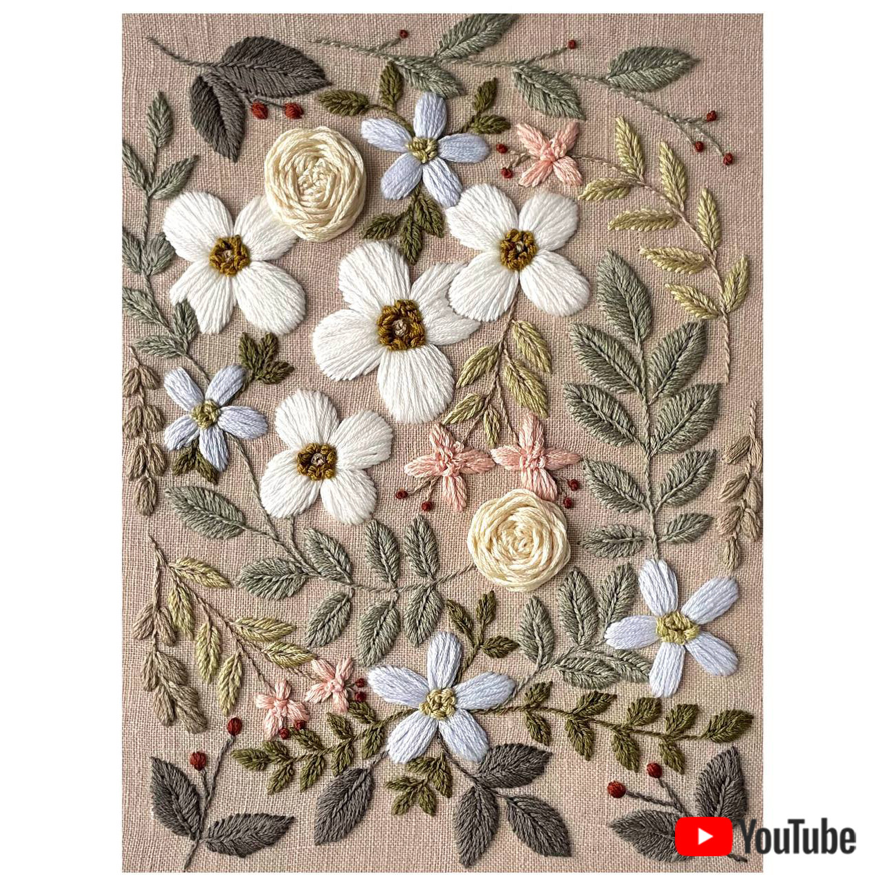 &quot;Primrose sand&quot; pdf pattern 15x20 cm/18x24 cm + video tutorial