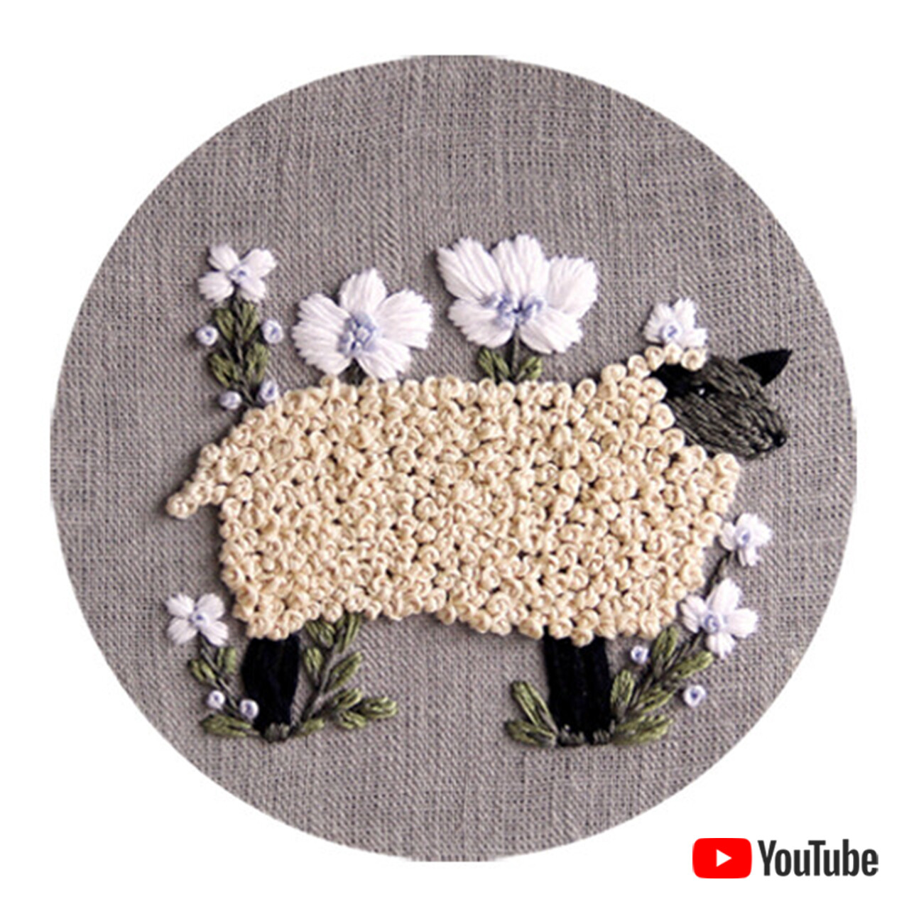 "Sheep" pdf pattern 15cm (6") + video tutorial