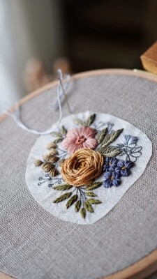"Summer memories" pdf pattern 10x10 cm + video tutorial