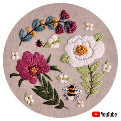 &quot;Spring bouquet&quot; pdf pattern 20cm(8&quot;) + video tutorial