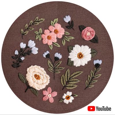 &quot;The Awakening of flora&quot; pdf pattern 26cm, 25cm + video tutorial