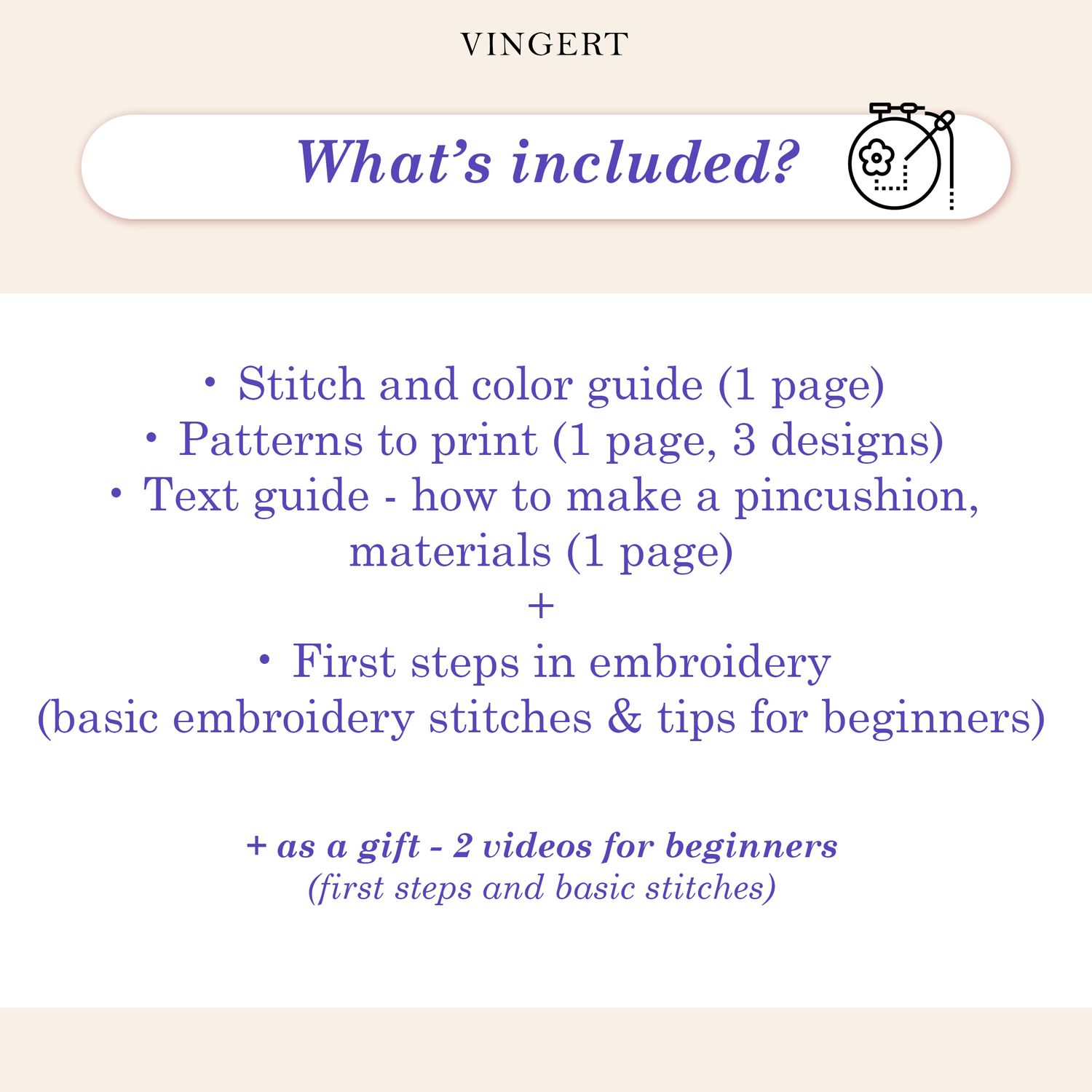 Printable patterns for small embroidered pincushions - 3 designs