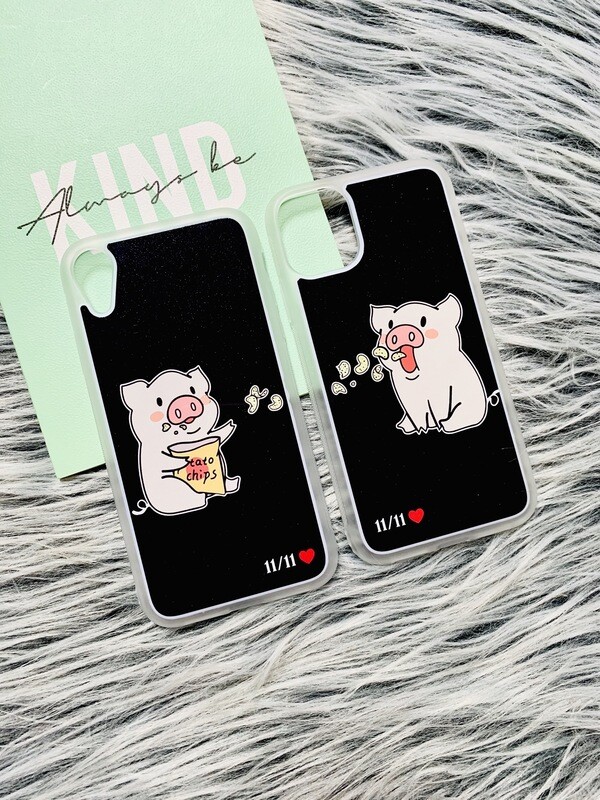 Cases Borde Blanco solo IPhone