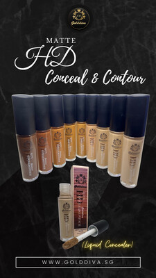              ☕️Kopitiam Edition 🫖                              HD MATTE LIQUID CONCEALER 