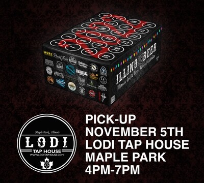 Pick Up 11/5 Maple Park IL (Lodi Tap House) - 4PM to 7PM ILLINOISBEER Craft Beer Advent Calendar