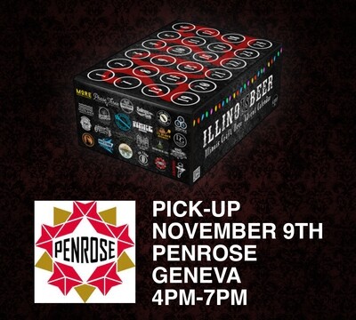 Pick Up 11/9 Geneva IL (Penrose) - 4PM to 7PM ILLINOISBEER Craft Beer Advent Calendar