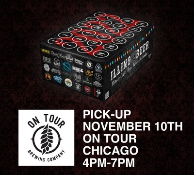 Pick Up 11/10 Chicago IL (On Tour) - 4PM to 7PM ILLINOISBEER Craft Beer Advent Calendar