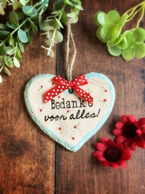 “Bedankt voor alles” - spreuk