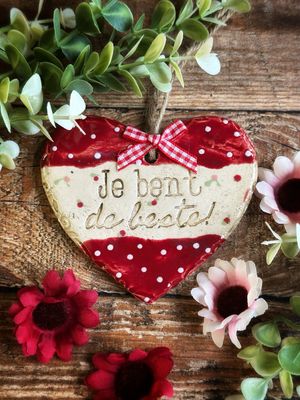 “Je bent de beste!” - spreuk (rood)