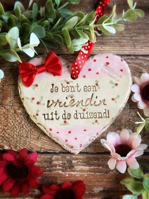 “Vriendin uit de duizend” - spreuk