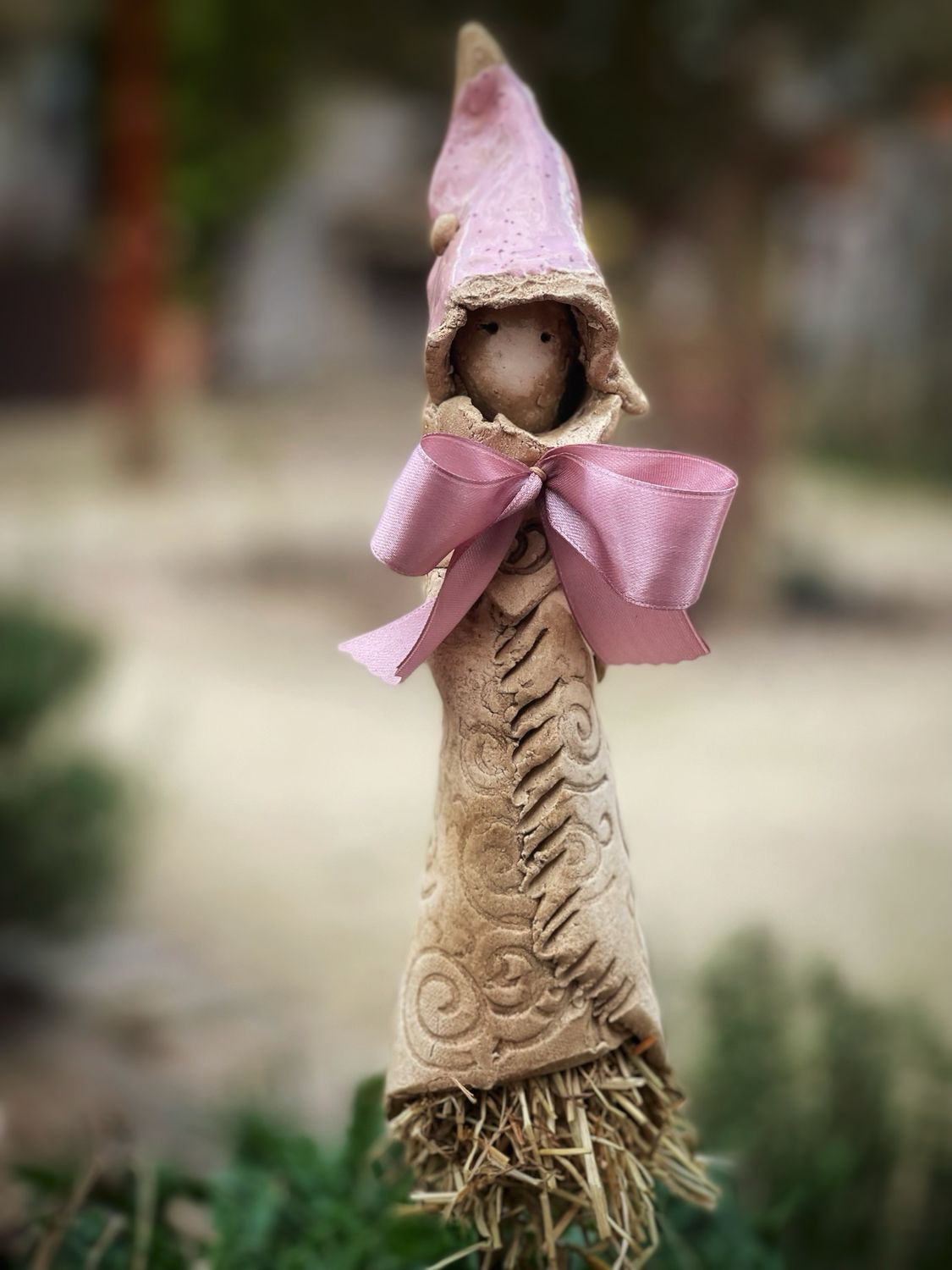 Roze plantenvrouwtje