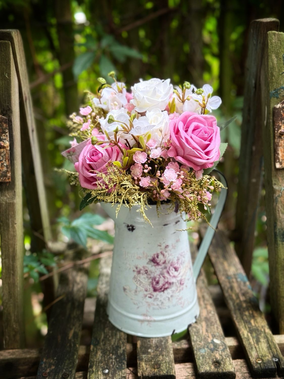 Blijvend koffieboeketje in vaas