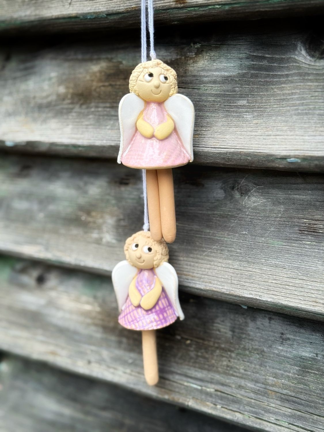 😇 Fairtrade engeltje lichtroze