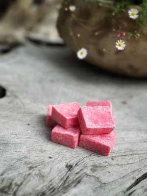 Coral Blush - amberblokje