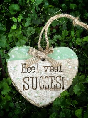 ❤️ “Heel veel succes!”- spreuk