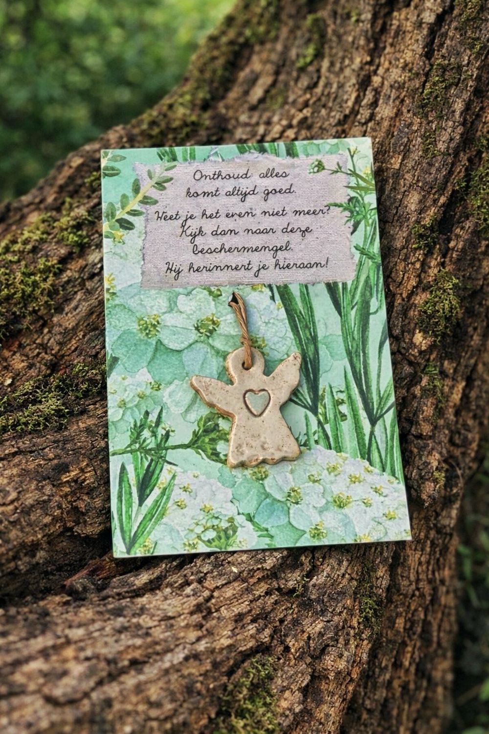 💚 Beschermengeltje groen