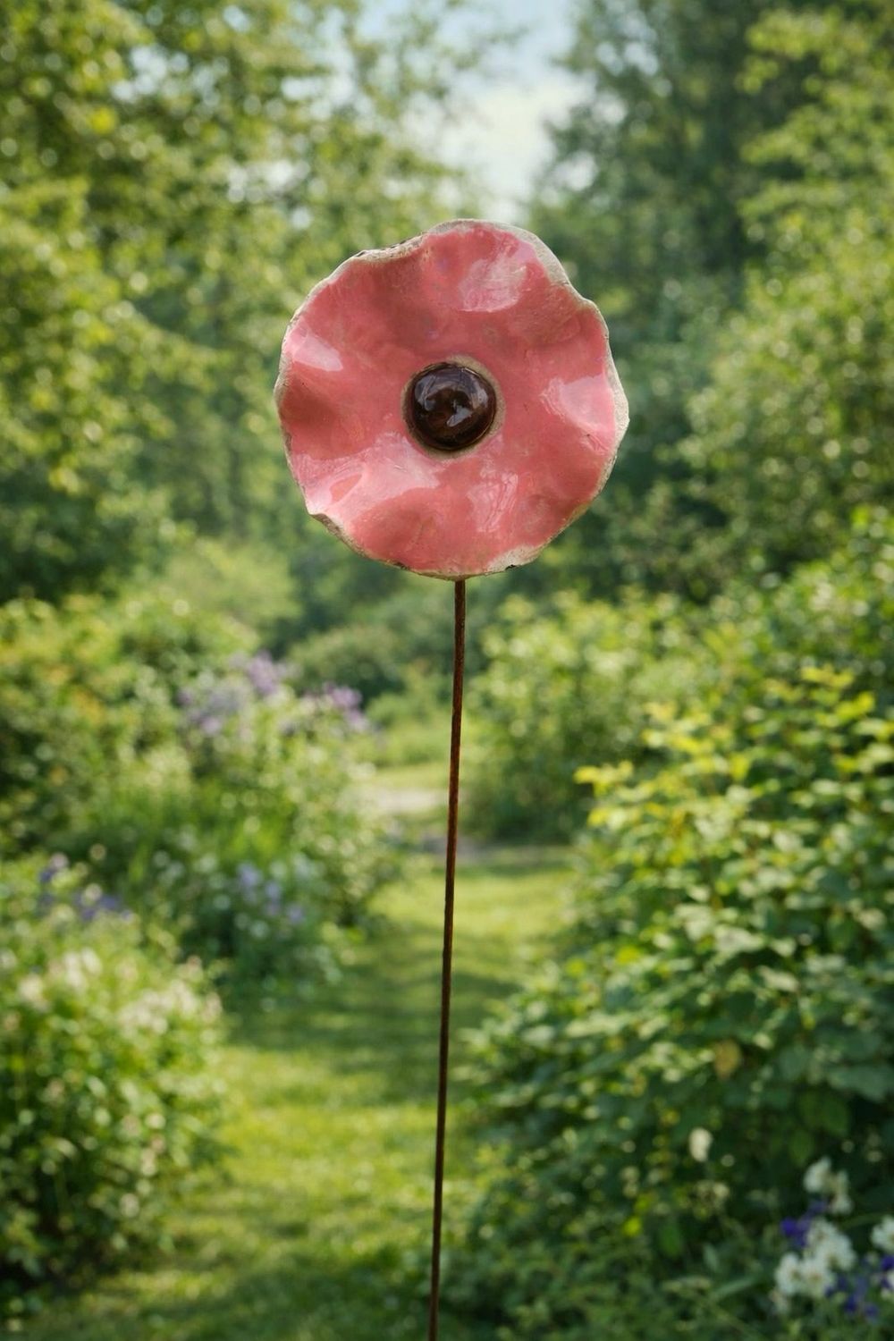 Flamingo - keramieken bloem