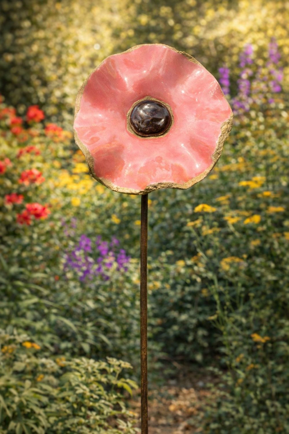 Flamingo - keramieken bloem