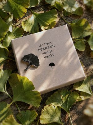 ☘️ Ginkgo-broche