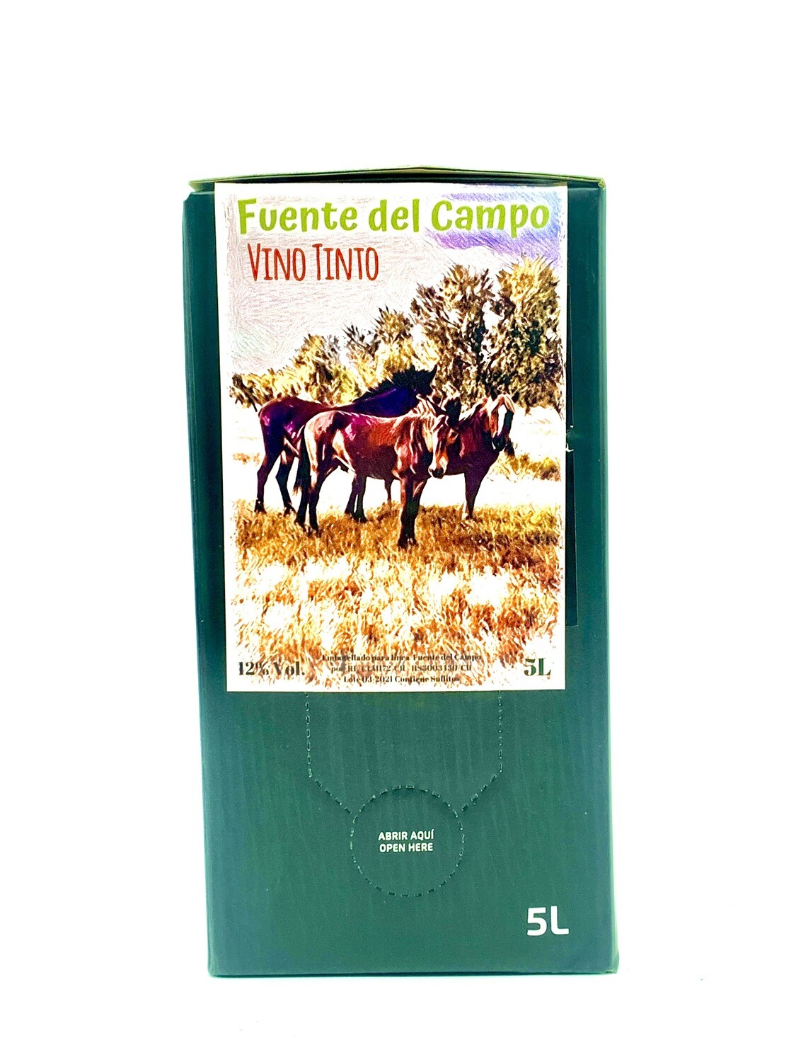 Fuente del Campo BAG IN BOX 5 LITROS Tinto Tempranillo