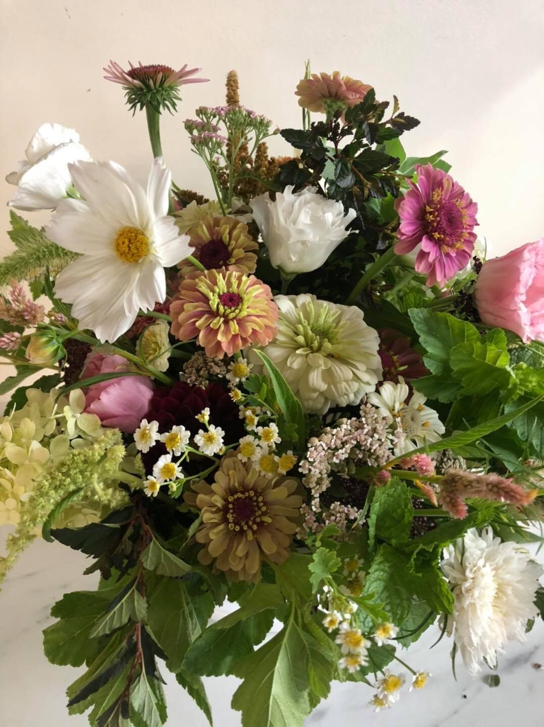 Flowers by the bucket